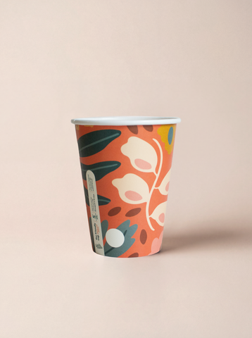 Home Compostable Pretty Cups (no PLA, no PE)