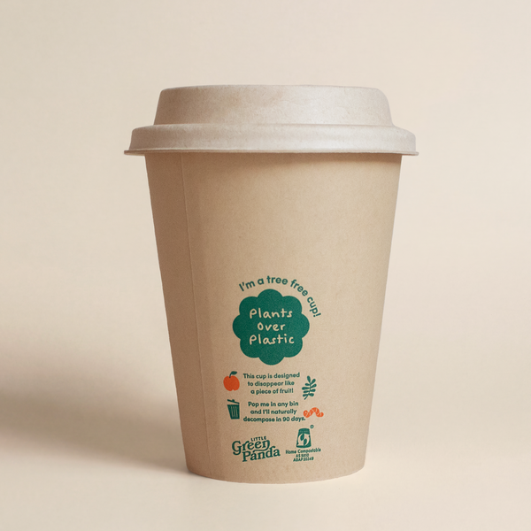 Home Compostable Tree-Free Cups (no PLA, no PE)
